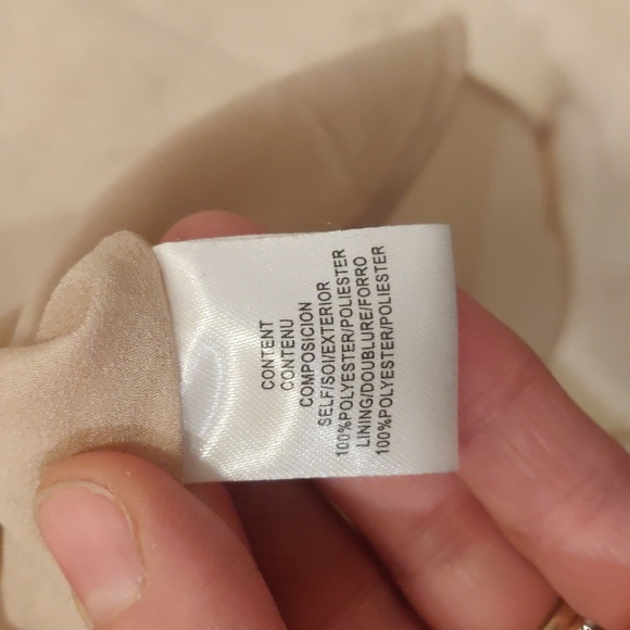 WAYF The Wesley Cowl Neck Chiffon Gown in Champagne sz Small - Picture 12 of 13